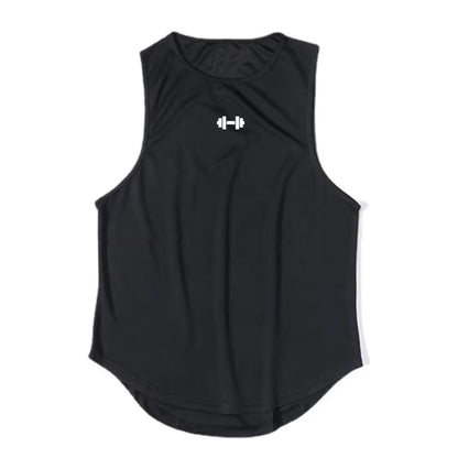 Summer Men'S Gym Tank Top Fitness Training Clothing Quick-Drying Loose Bodybuilding Sleeveless Shirt Men Fashion Basketball Vest